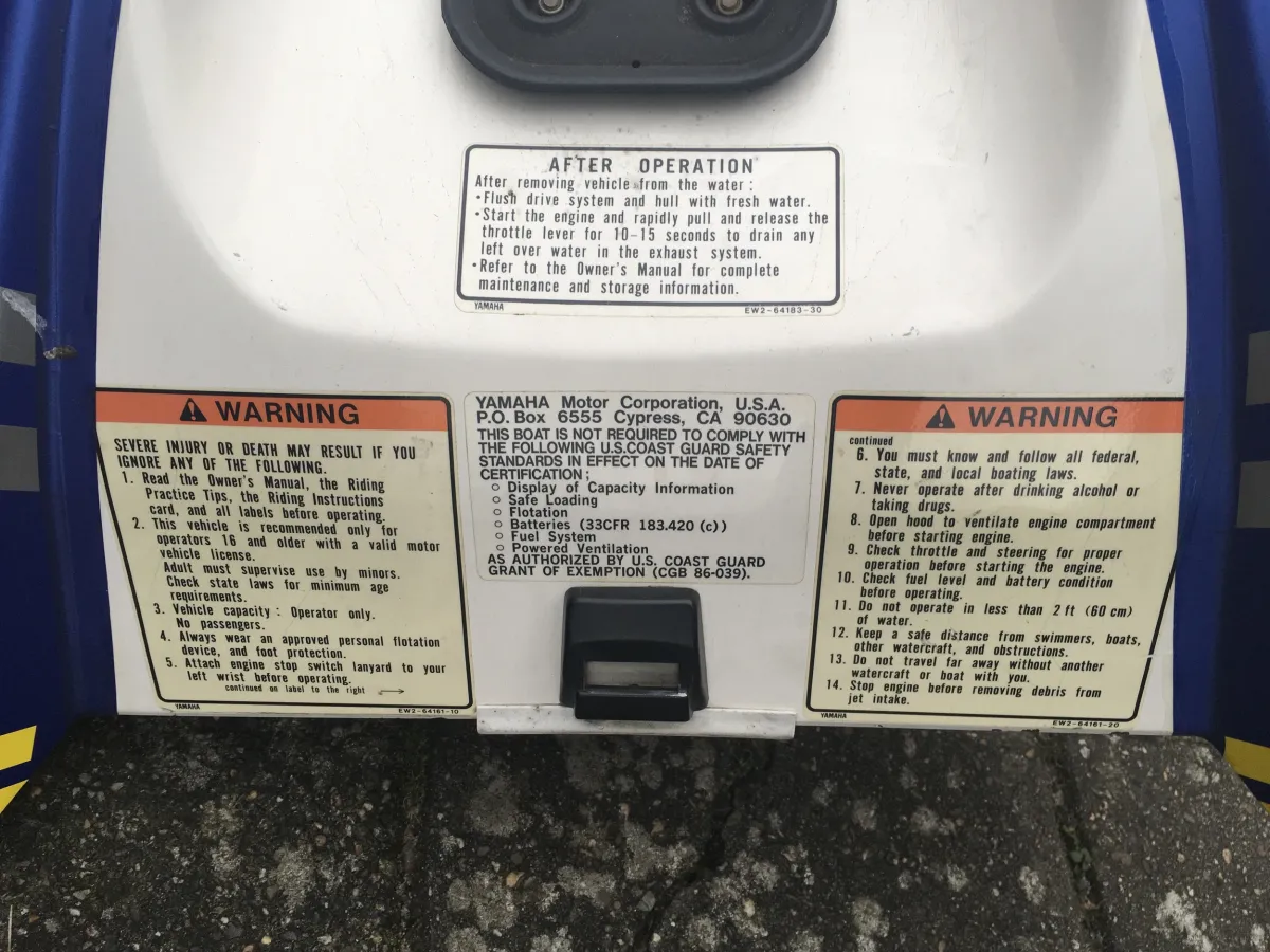 Polyester Jetski Yamaha Jetski