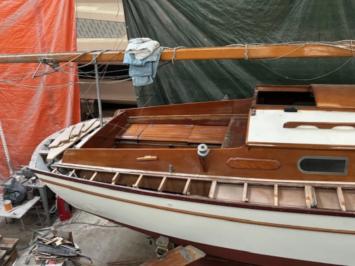 Hout Zeilboot Van de Stadt Delta 777