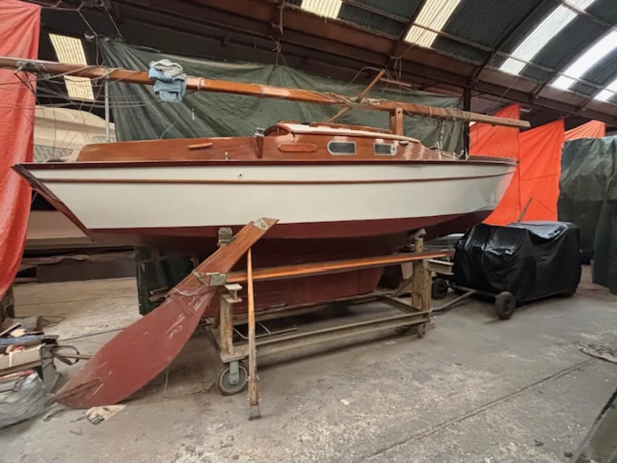 Hout Zeilboot Van de Stadt Delta 777