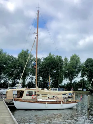 Hout Zeilboot Harrison Butler Westwind Foto 1