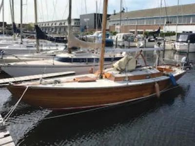 Hout Zeilboot Nordic Folkboat Foto 1