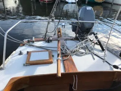 Hout Zeilboot Nordic Folkboat Foto 11
