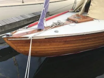 Hout Zeilboot Nordic Folkboat Foto 13