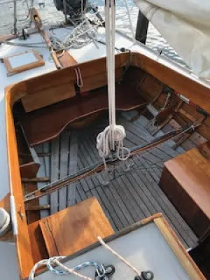 Hout Zeilboot Nordic Folkboat Foto 17
