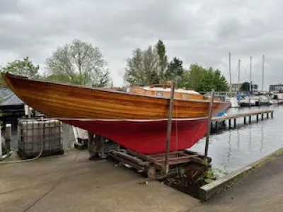 Hout Zeilboot Nordic Folkboat Foto 19