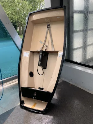 Polyester Open zeilboot Optimist 2x, + Trailer Photo 3