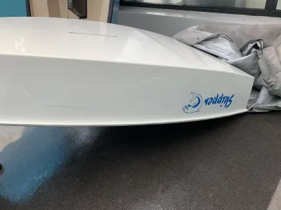 Polyester Open zeilboot Optimist 2x, + Trailer Photo 21