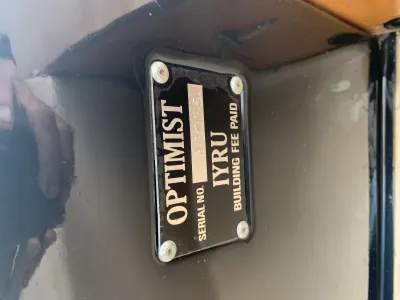Polyester Open zeilboot Optimist 2x, + Trailer Photo 27