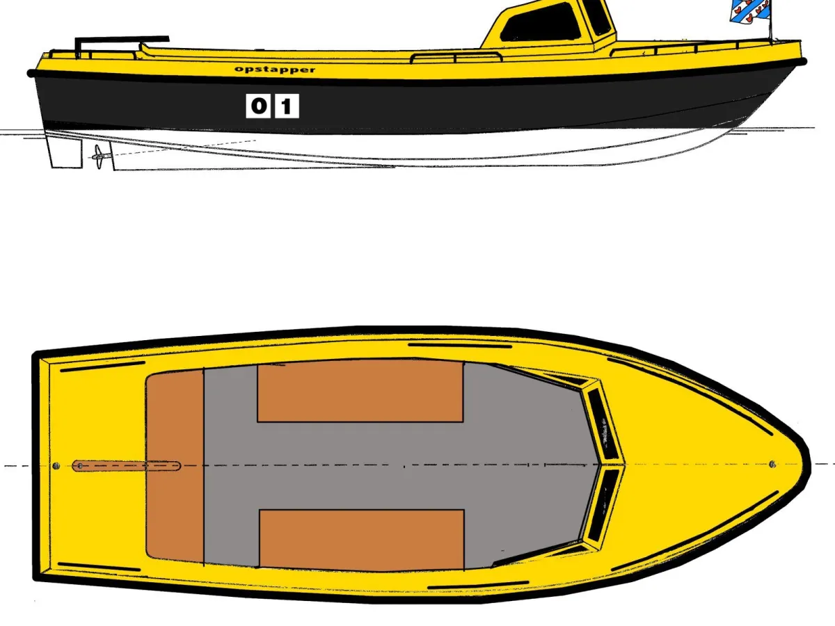 Aluminum Sloep Open Boot 600