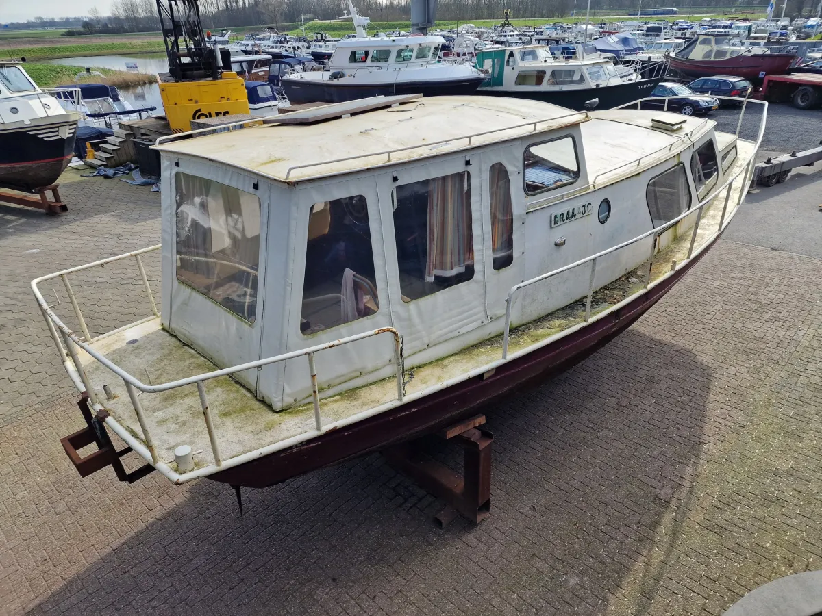 Steel Motorboat Van Der Wal Schouw 1100
