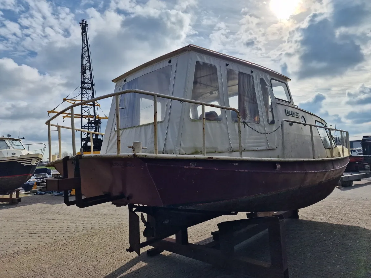 Steel Motorboat Van Der Wal Schouw 1100