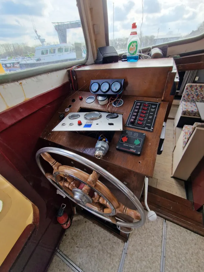 Steel Motorboat Van Der Wal Schouw 1100