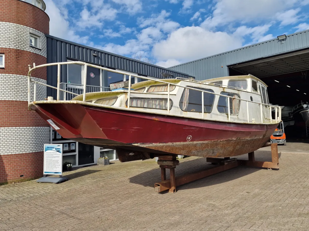 Steel Motorboat Van Der Wal Schouw 1100