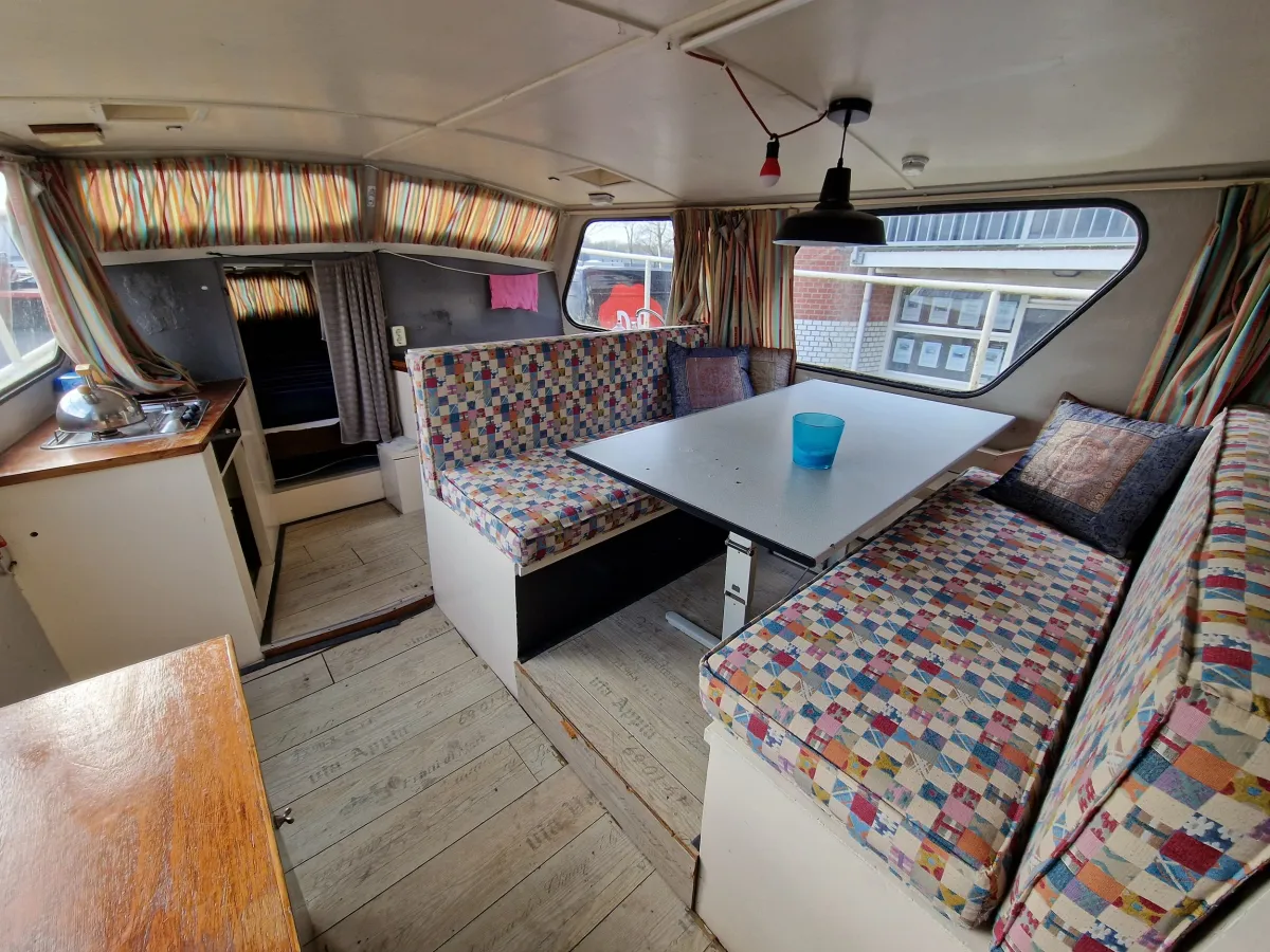 Steel Motorboat Van Der Wal Schouw 1100