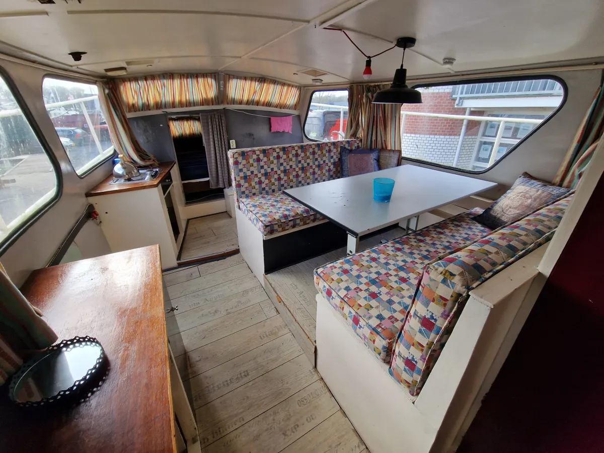Steel Motorboat Van Der Wal Schouw 1100