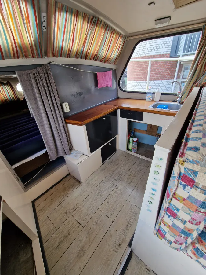 Steel Motorboat Van Der Wal Schouw 1100