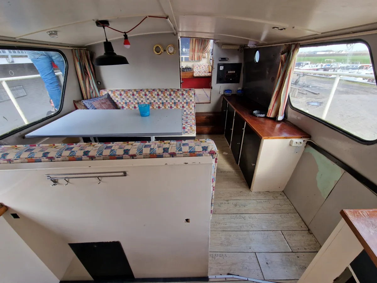 Steel Motorboat Van Der Wal Schouw 1100