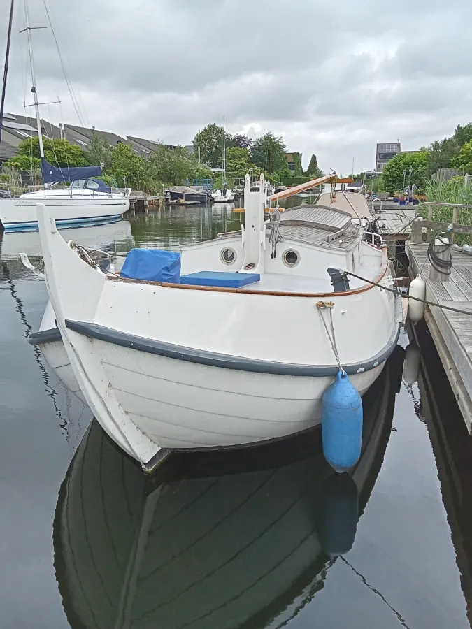 Acier Voilier Vollenhovense bol Platbodem