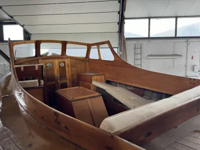 Hout Motorboot Sneepa Plump Foto 4