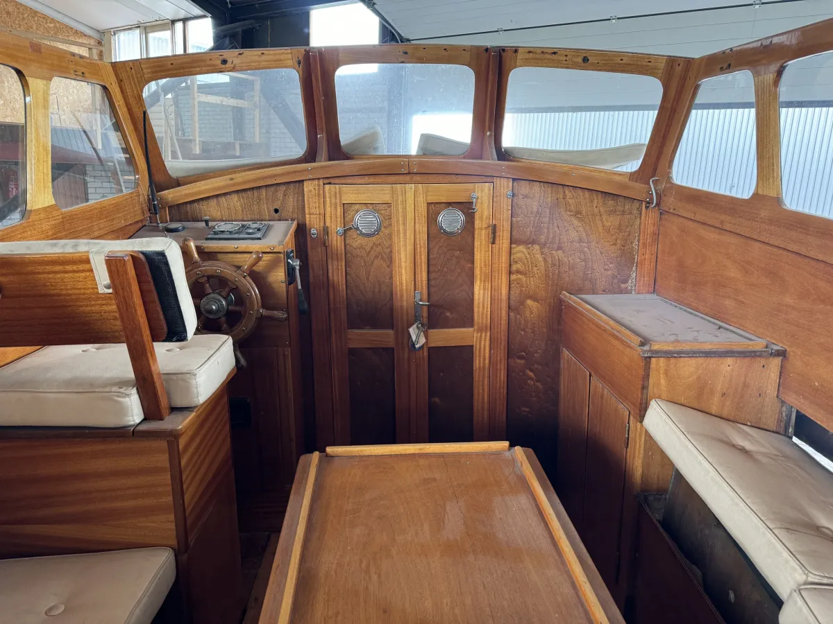 Hout Motorboot Sneepa Plump