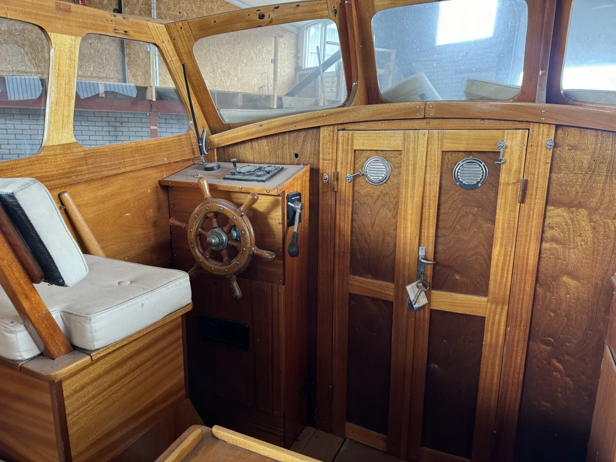 Hout Motorboot Sneepa Plump