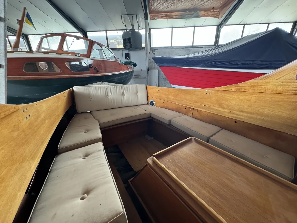 Hout Motorboot Sneepa Plump