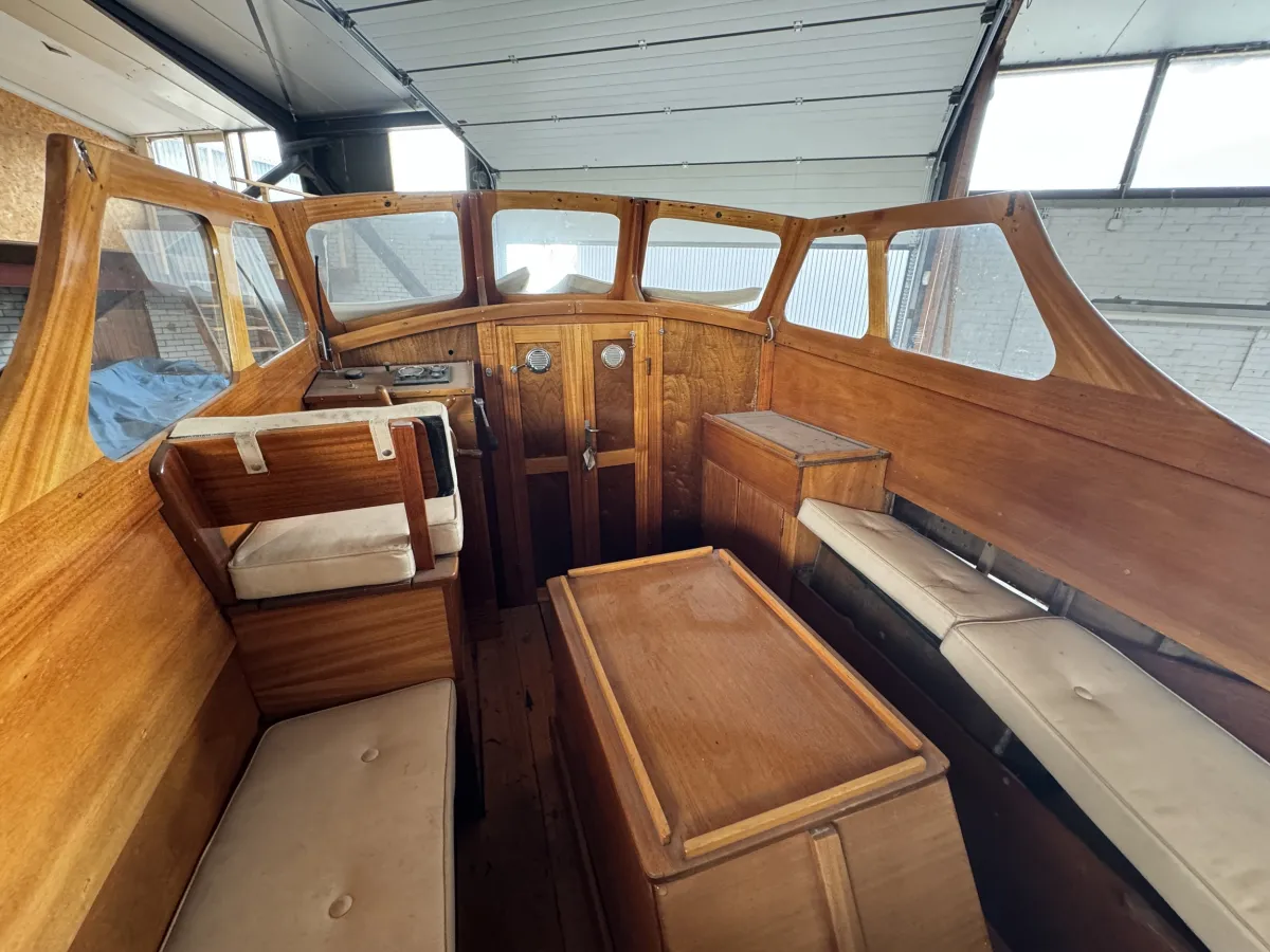 Hout Motorboot Sneepa Plump