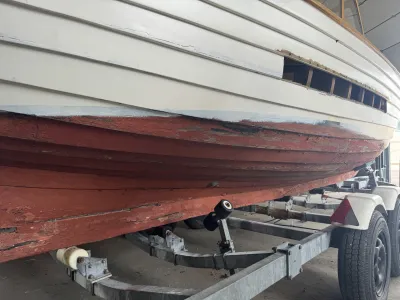 Hout Motorboot Sneepa Plump Foto 16