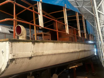 Hout Woonboot De Vlijt Bakdeksalonkruiser Foto 8