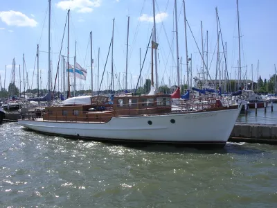 Hout Woonboot De Vlijt Bakdeksalonkruiser Foto 48