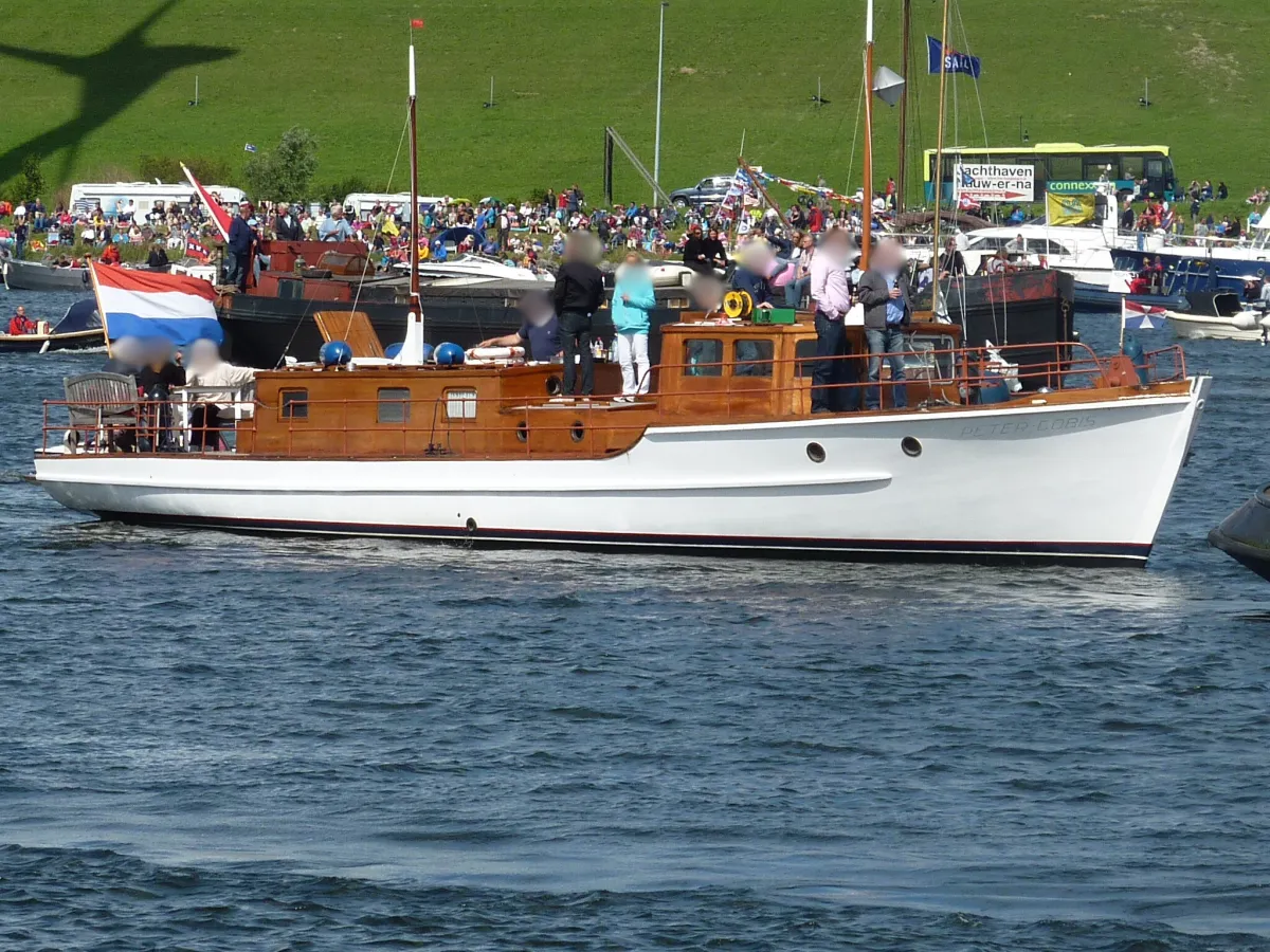 Hout Woonboot De Vlijt Bakdeksalonkruiser