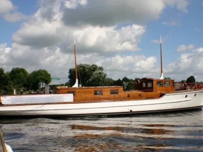 Hout Woonboot De Vlijt Bakdeksalonkruiser Foto 51