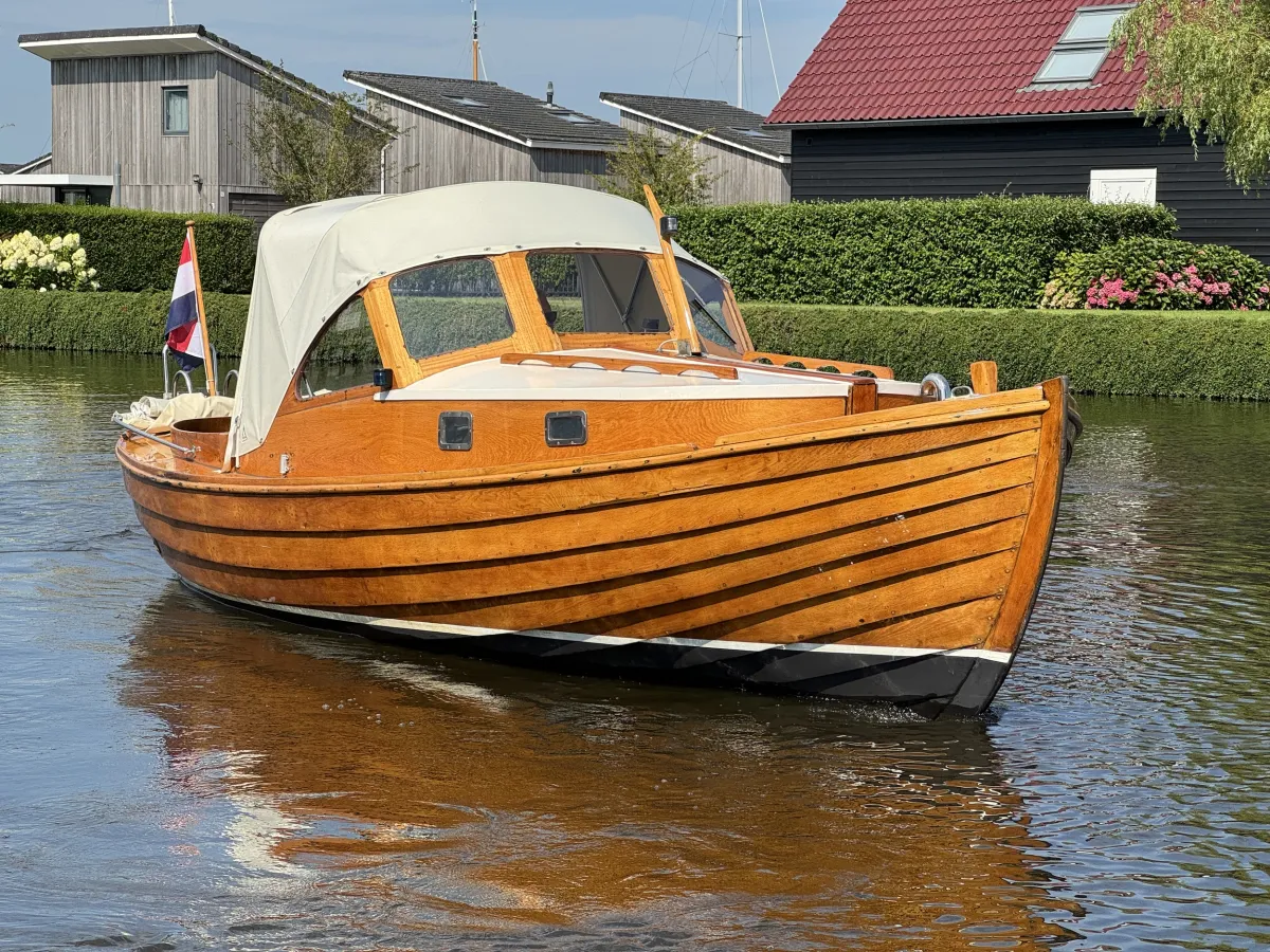 Hout Motorboot Sneepa Julie