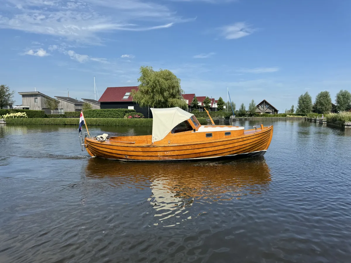 Hout Motorboot Sneepa Julie