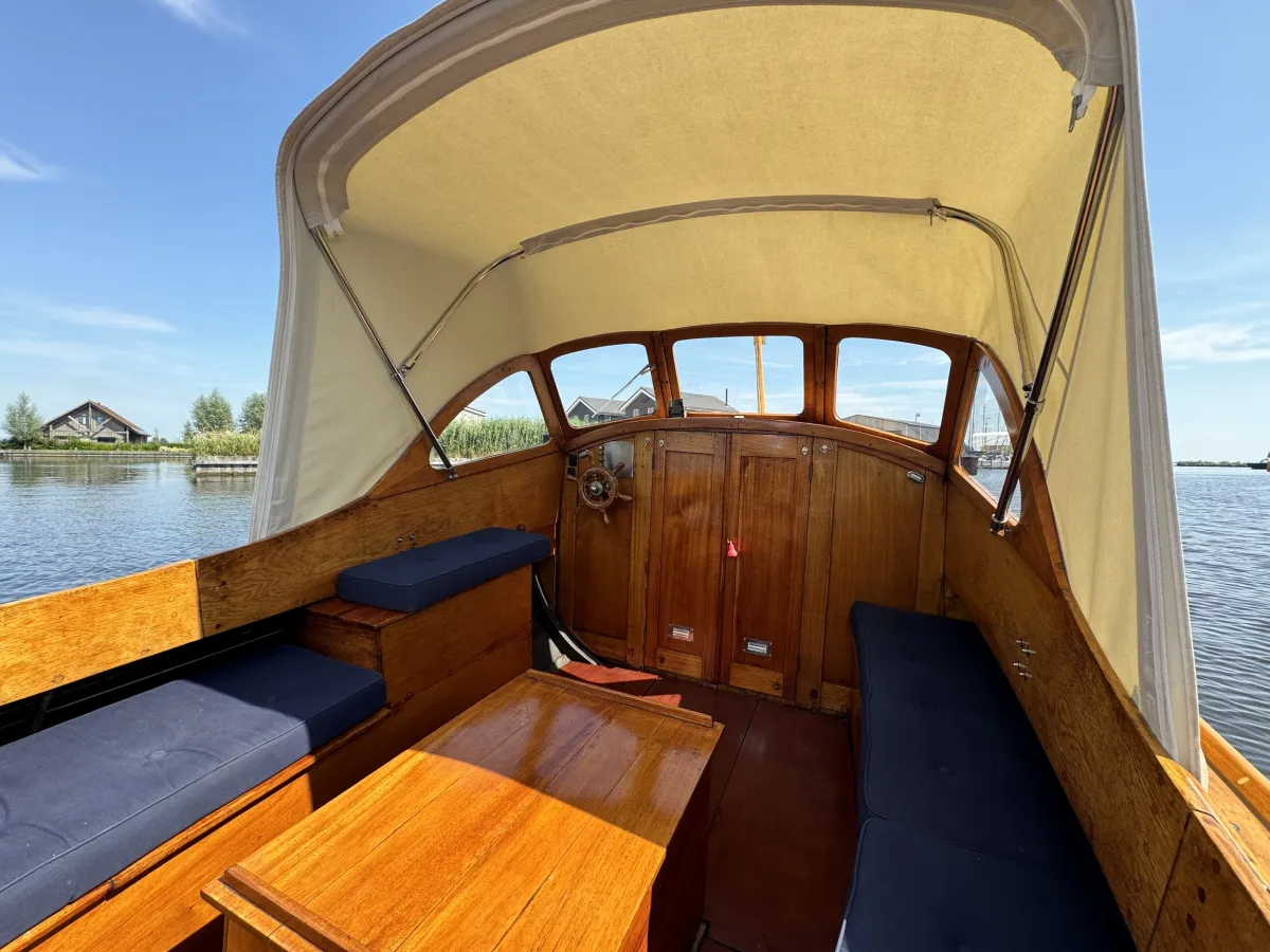 Hout Motorboot Sneepa Julie