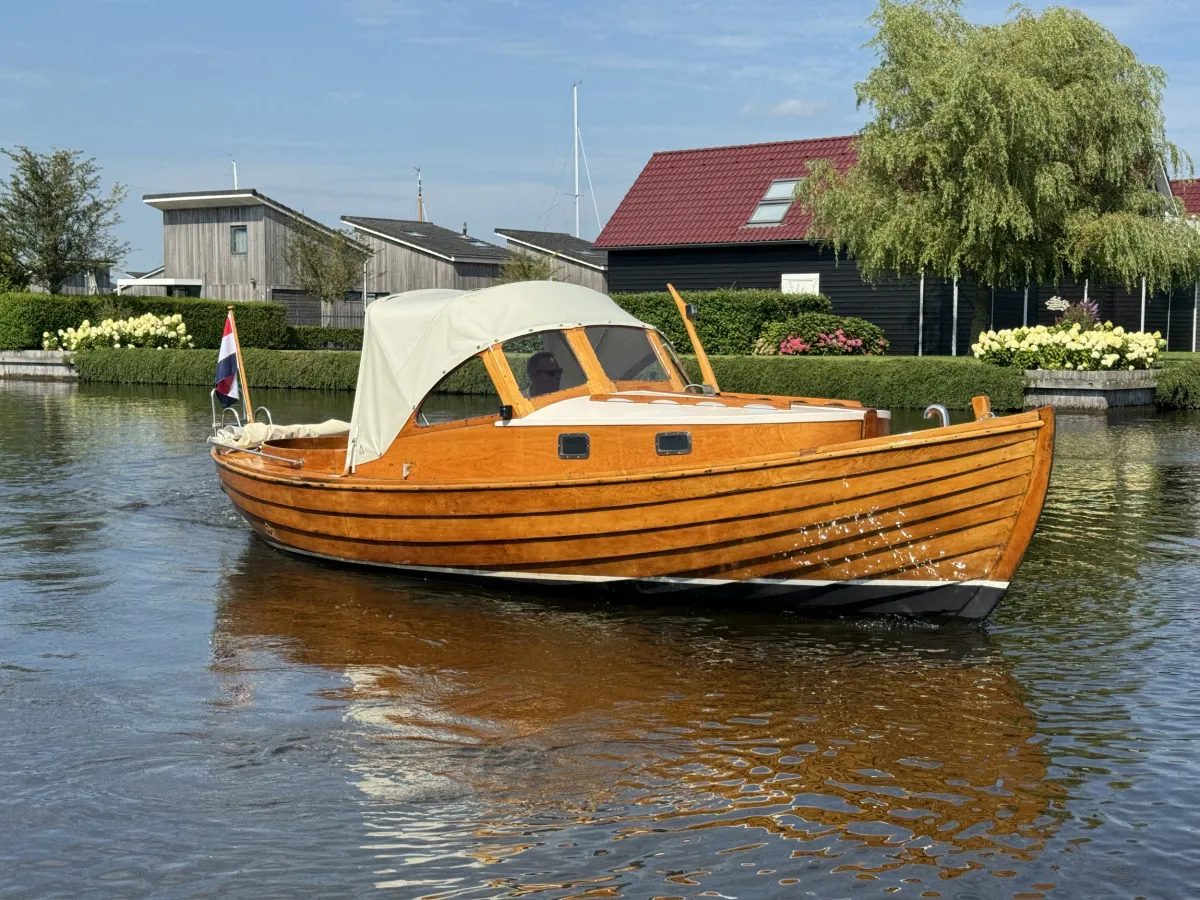 Hout Motorboot Sneepa Julie
