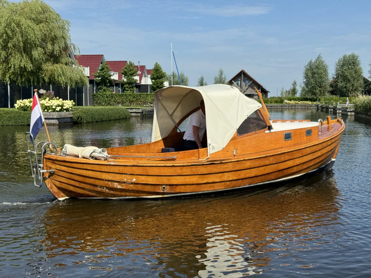 Hout Motorboot Sneepa Julie