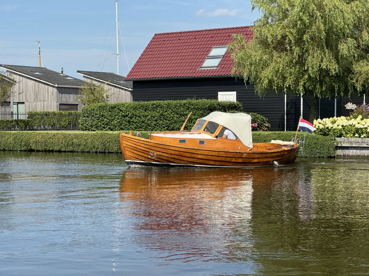 Hout Motorboot Sneepa Julie