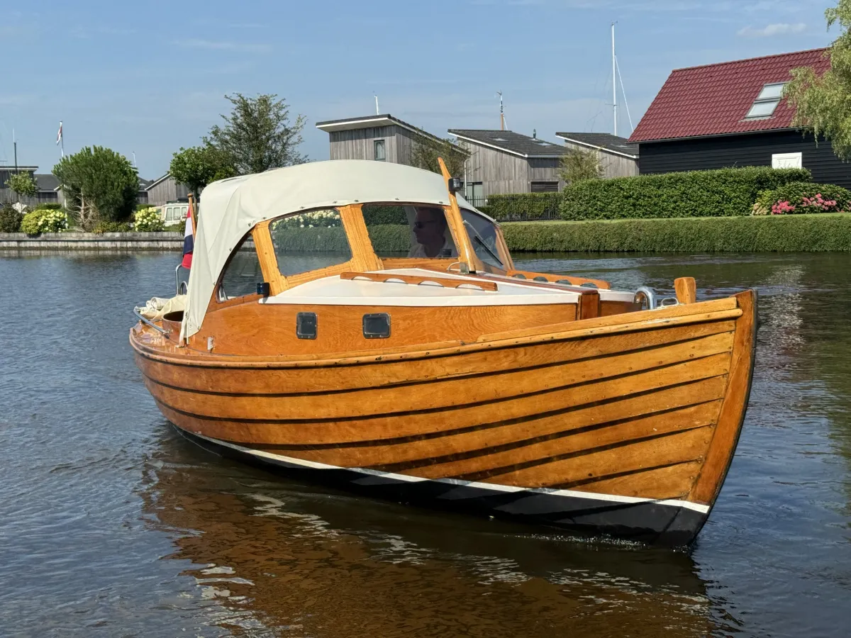Hout Motorboot Sneepa Julie