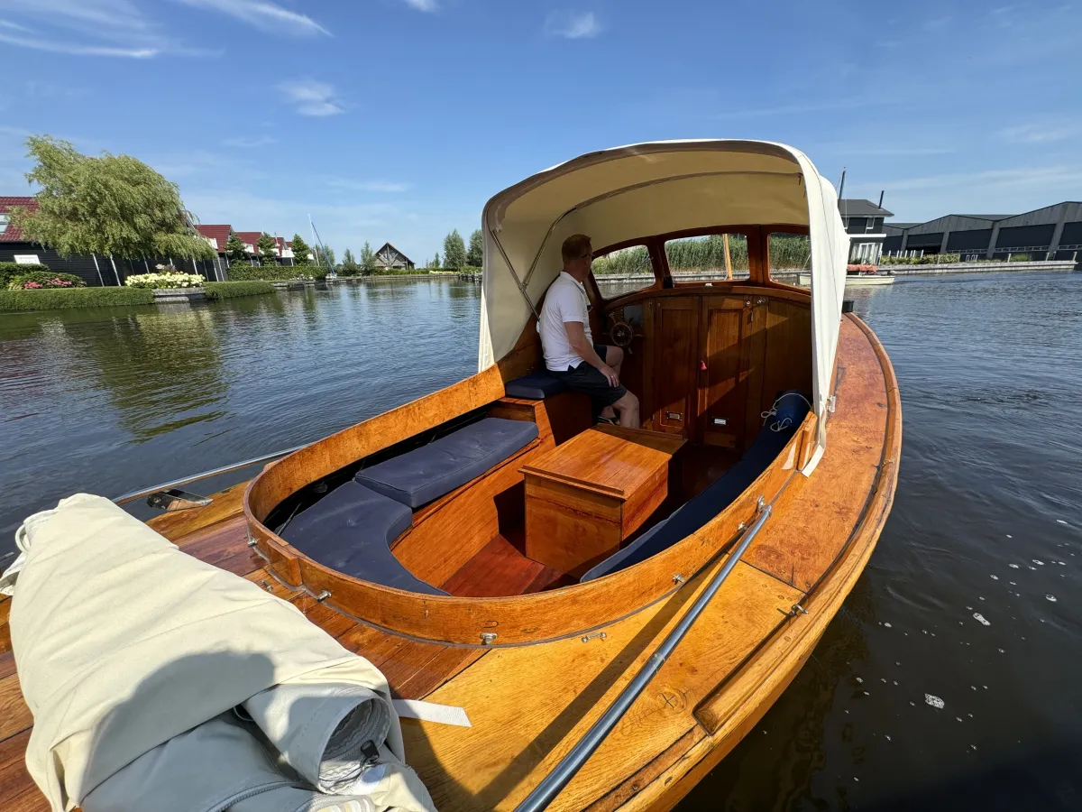 Hout Motorboot Sneepa Julie