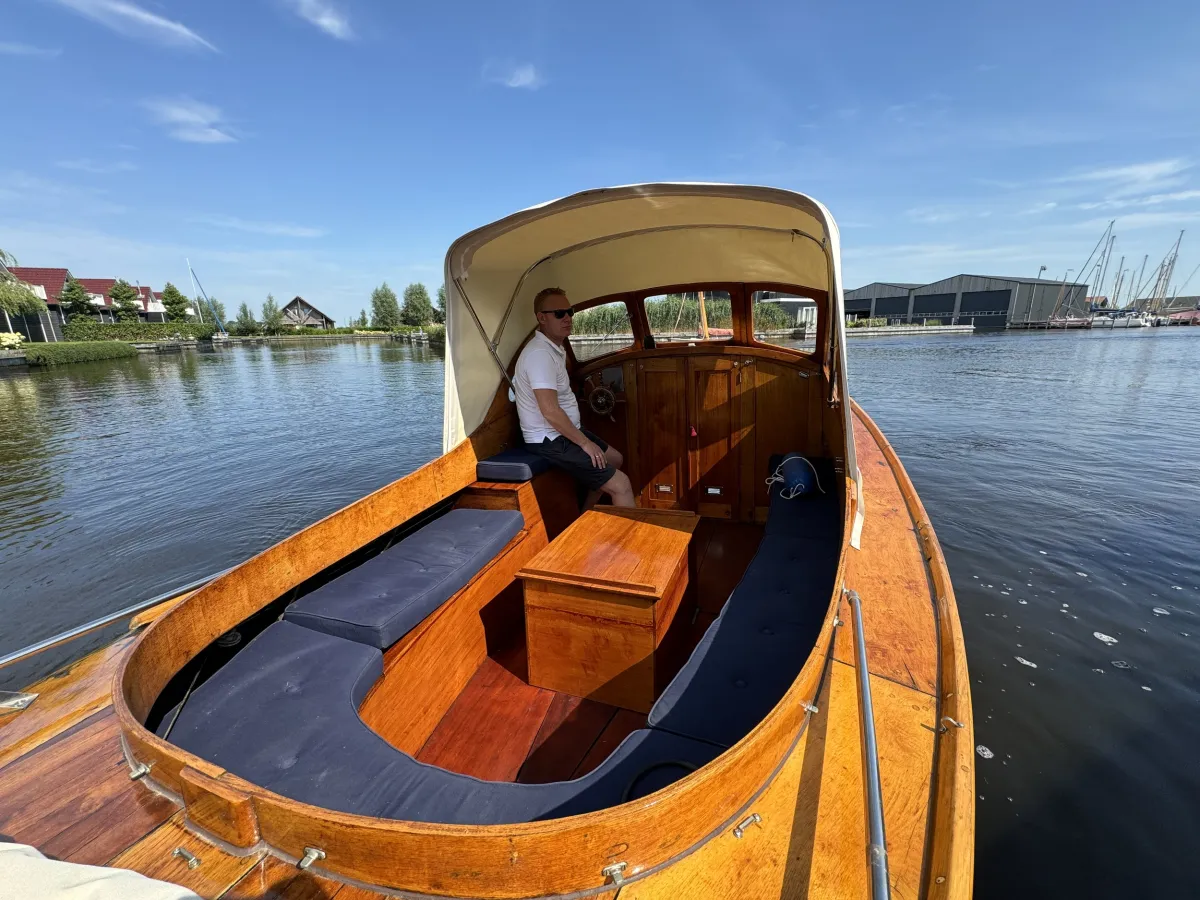Hout Motorboot Sneepa Julie
