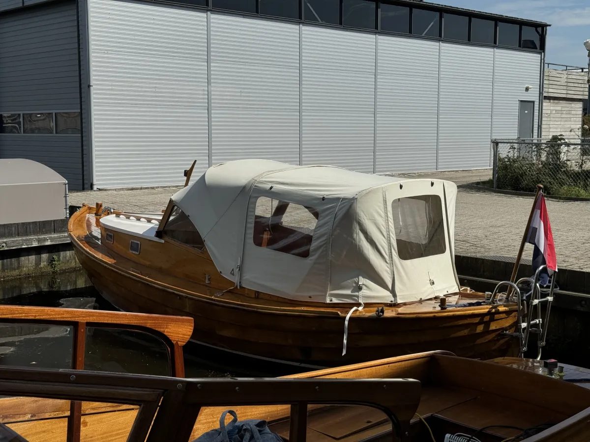 Hout Motorboot Sneepa Julie