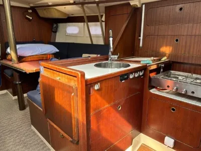 Polyester Segelboot Dehler Optima 92 Foto 4