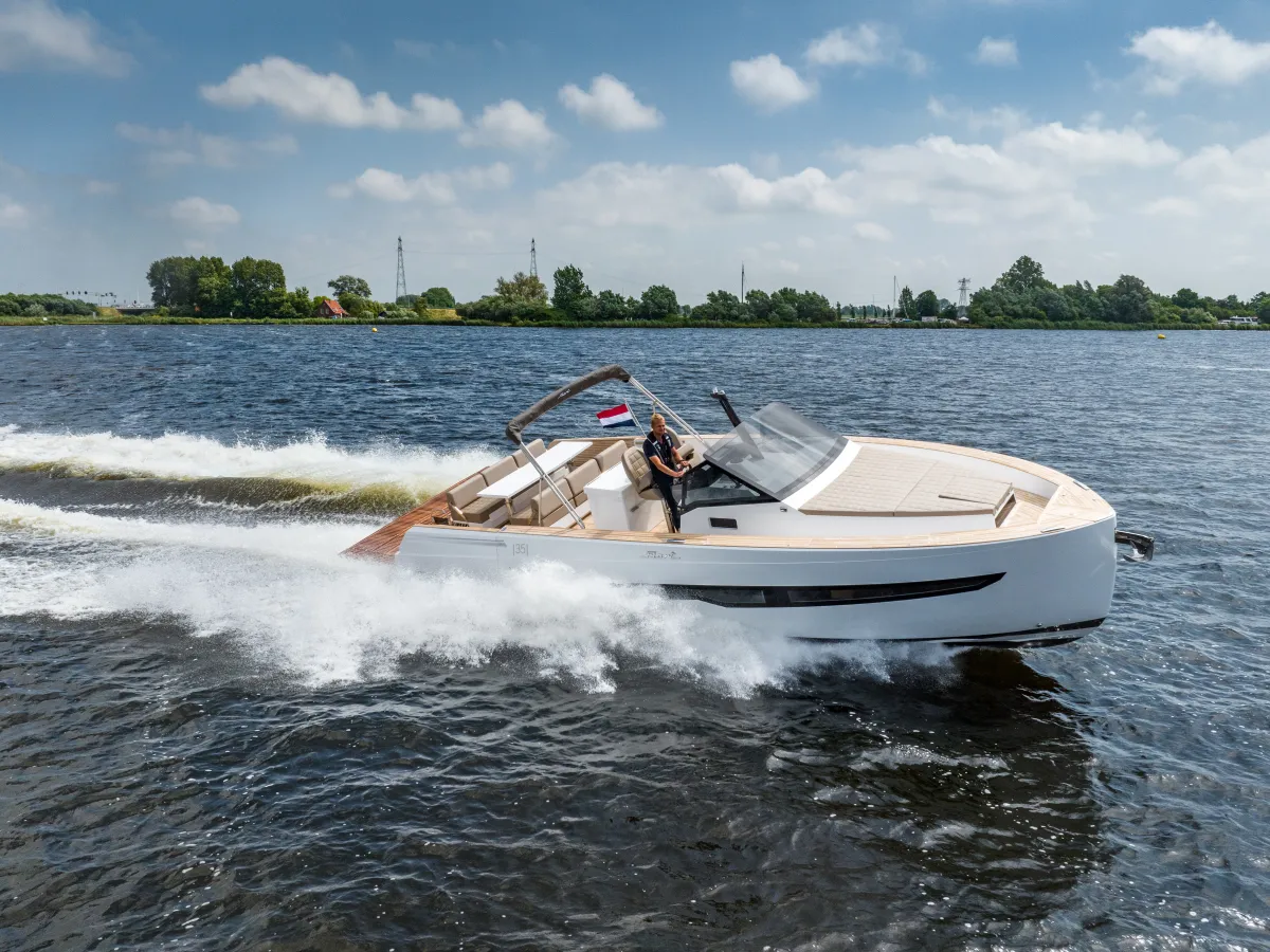 Polyester Speedboot Fiart Seawalker 35