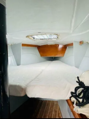 Polyester Segelboot Kwarttonner One Off Foto 11