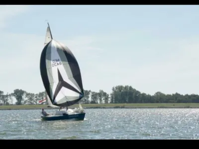 Polyester Segelboot Kwarttonner One Off Foto 12