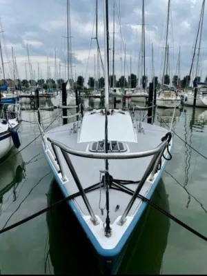 Polyester Segelboot Kwarttonner One Off Foto 7