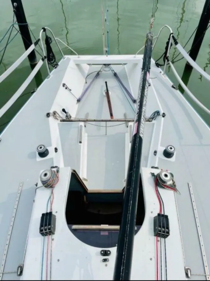 Polyester Segelboot Kwarttonner One Off