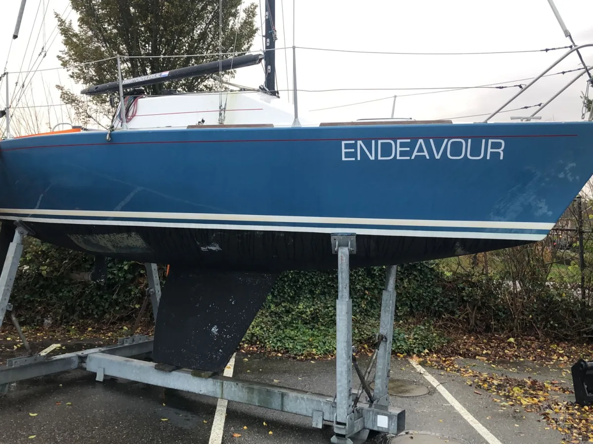 Polyester Segelboot Kwarttonner One Off