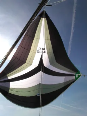 Polyester Segelboot Kwarttonner One Off Foto 14